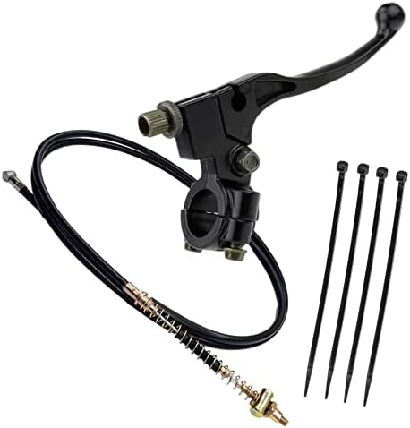 Swagnaz Mini Bike Brake Lever Left Brake Clutch for Coleman CT200U CT200U-EX BT200X MB165 MB200 Motorcycle Dirt Mini Baja Bike Parts with 69" Rear Drum Brake Cable