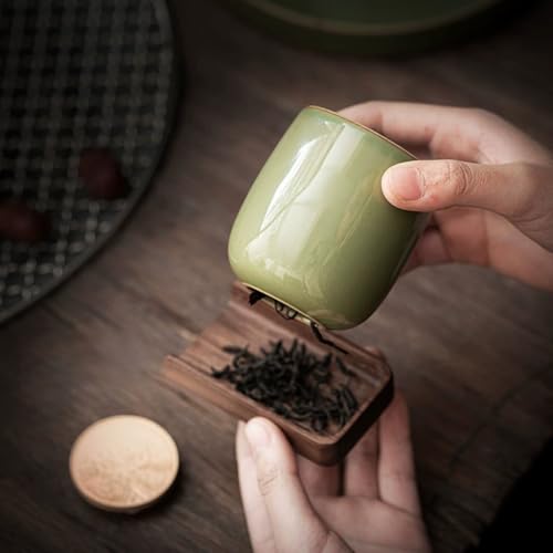 Boîtes de thé en céramique hermétiques ENGENDER | Bocaux rangement cuisine étanches - 7