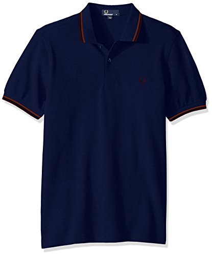 Preisvergleich Produktbild Fred Perry Herren M3600 Polohemd, French Navy / Bronze / Hafen, M