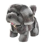 Walking Dog Toy | Plush Puppy Doll | Interactive Walking Electronic Dogs,...