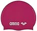 Arena Classic Jr Gorro de Natación, Unisex niños, Rosa (Fuchsia/White), Talla Única