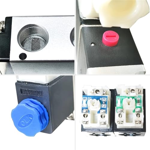 Électrovanne pneumatique 3V210-08 3 voies 10mm normalement fermée DC12V air - 7