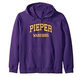 Pieper High School HS San Antonio TX Retro Sports Zip Hoodie