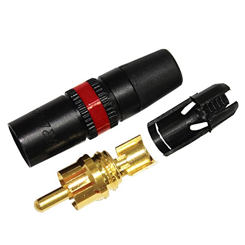 2 Foot Rca Cable Pair - Made With Canare Gs-6 Audio Interconnect Cable And Neutrik-Rean Nys Gold Rca Connectors - Custom Made By Worlds Best Cables #TOP5