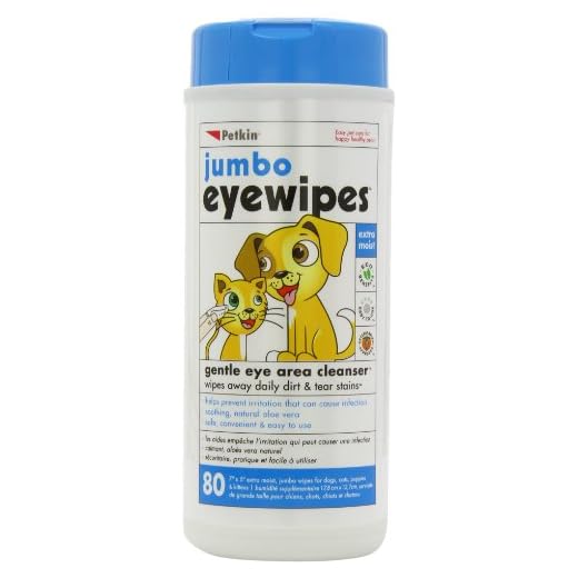 Petkin Jumbo Eye Wipes