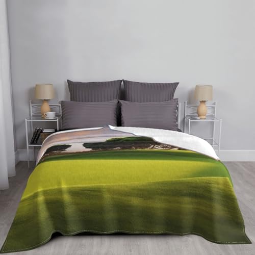 Couverture polaire golf, une idée cadeau originale en flanelle pour lit - 7