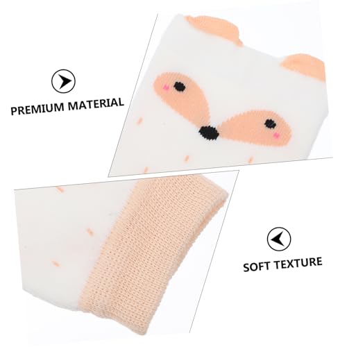 Thick Leg Warmer Crawling Pads Soft Elastic Non Press Cartoon Design for Leg Warmth and Protection2