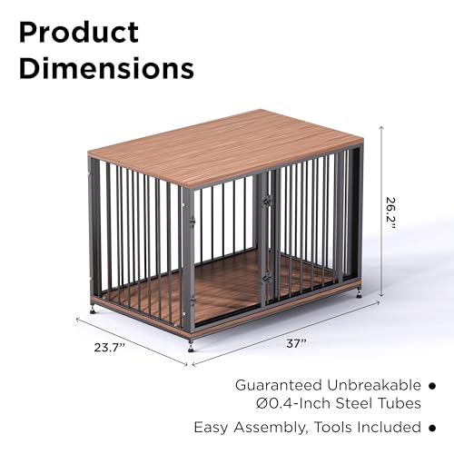 Mobiliário de madeira resistente para cães caixa de madeira indestrutível para cães, móveis de gaiol