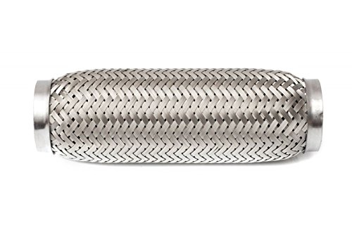Tubo Escape Flexible Tubo Flex Universal Para Escape - Acero Inoxidable, 45 X 200 Mm/310 Mm, Conexión Para Llama Flexión Escape 45mm