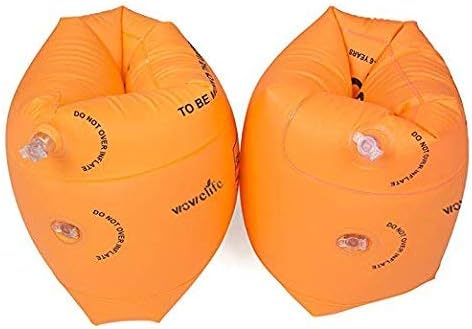 6Pack PVC Arm Floaties Inflatable Swim Arm Bands Floater Sleeves Swimming Rings Tube Armlets with 3Pcs Inflatable Drink Holder for Kids Toddlers and Adults (Pink Blue Orange)