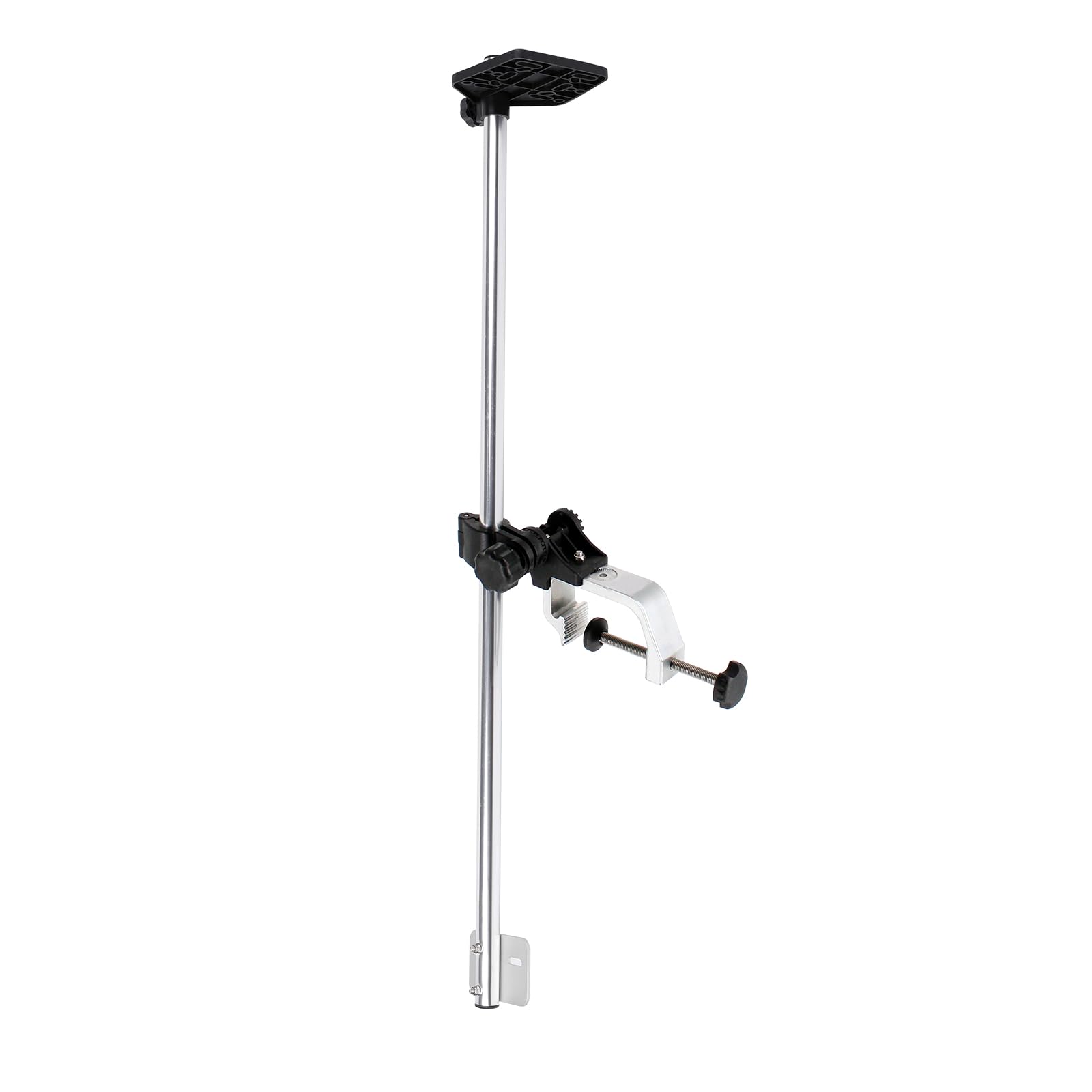 unitackcle Portable Fish Finder Mount, Transducer Pole Mount with 360° Adjustable Rotatable for Boats, Canoes, and Kayaks