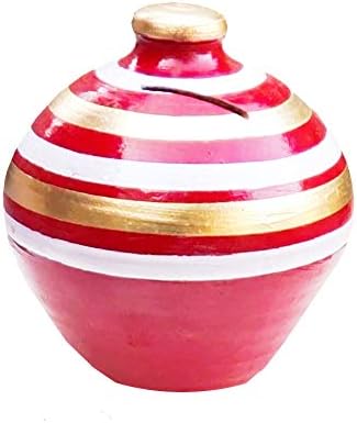 KS Mart KASANA Gallery Terracotta Clay Gullak, Money Bank