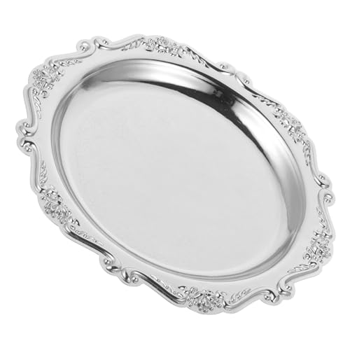 Homoyoyo Plateau de Service Vintage pour Trempettes Plateau à Bibelots et Porte-bagues Décoratif pour Fêtes et Événements Cuisine