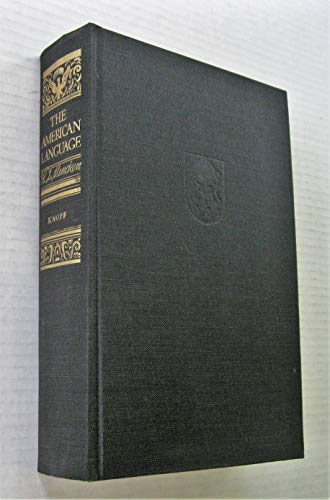 The American Language Fourth Edition-Corrected,... B00WGSFBEO Book Cover