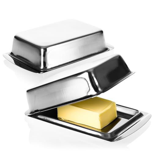 Gefu BRUNCH - Beurrier plateau en inox pour beurre 125g