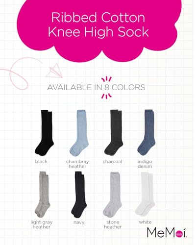 MeMoi Ribbed Cotton Blend Knee High Sock2