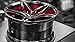 AC Wheels AC01 Rims (Set of 4 Wheels) - Gloss Black Red Inner Finish - Fits Most Sedans, Coupes, and SUVs - Concave Rim Wheel, 20x9''