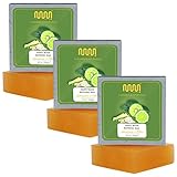 MasterMedi All Natural Soap Bar Lemongrass & Citrus, Softer & Smoother Skin, Handmade Organic Soap S