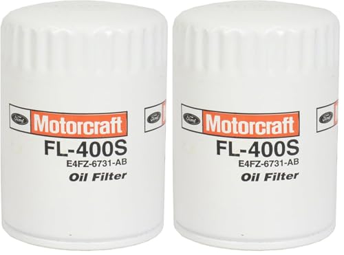 Motorcraft Engine Oil Filter - FL-400-S (OE Replacement for Select Models and Years of Ford, Lincoln, & Mercury Vehicles) (Pack of 2)