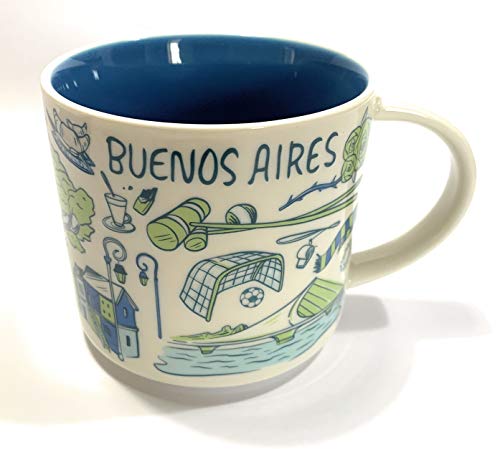Starbucks Buenos Aires (Argentina) taza de café BTS 'Been There Series', 14oz