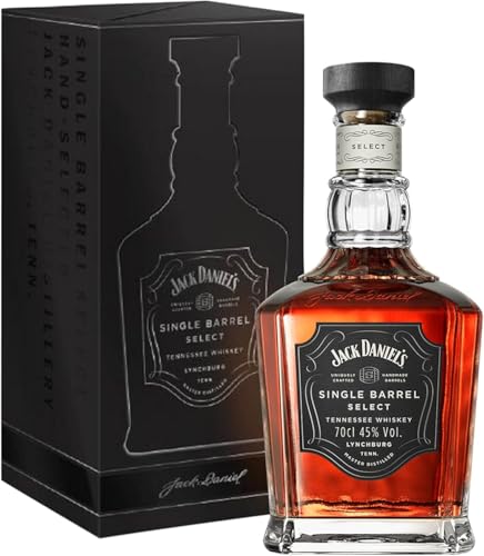 Jack Daniel's Single Barrel Select Tennessee Whiskey - Estuche de cartón para regalo, 45% Vol. Alcohol, 700 ml