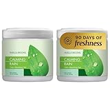 Smells Begone Air Freshener Odor Absorber Gel - Made with Natural Essential Oils - Absorbs and Eliminates Odor in Pet Areas, Bathrooms, Cars, Boats (Calming Rain Scent 2 Pack)