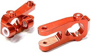 Integy RC Model C26465RED Billet Machined Caster Blocks for Vaterra Twin Hammers 1.9 Rock Racer