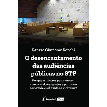 Capa do livro Desencantamento das Audiências Públicas no STF, O - 2022