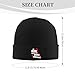 Funny Fashion Beanie Hat I'm Here Because You Broke Something Slouchy Knit Skull Cap Warm Winter Black