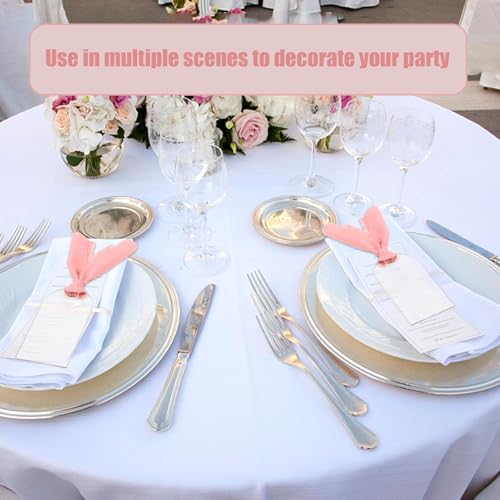 10 cartões de acrílico transparente com fita, cartões de nome de casamento de 9 cm x 1,6 cm para con
