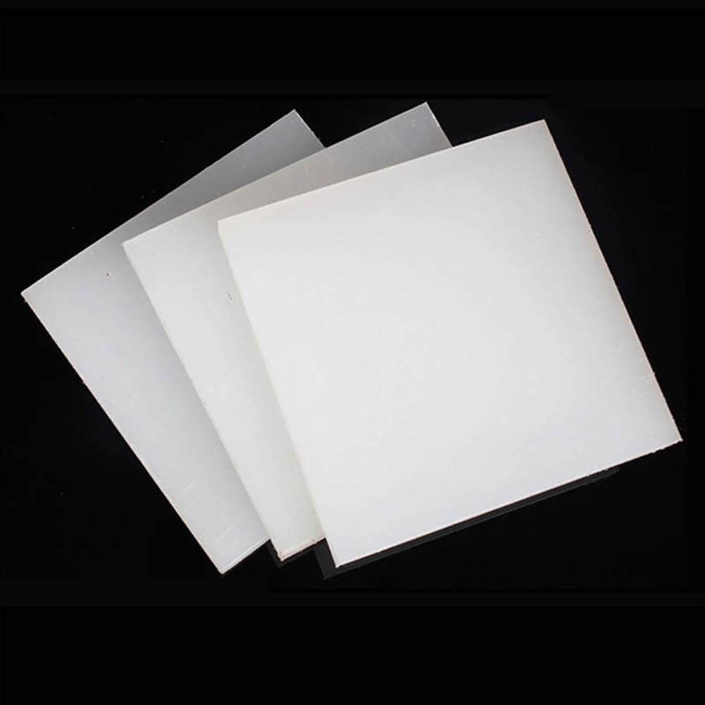 3 szt. Arkuszy PP klasy spożywczej o grubości 2–20 mm z białego polipropylenu(200x200x3mm)