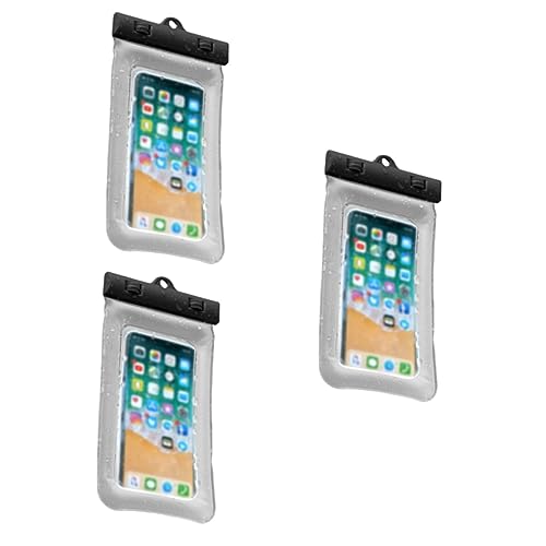 ARTIBETTER 3pcs Waterproof Phone Case Mini Camera Purse Clear Waterproof Phone Bag Waterproof Mobile Phone Bag Floating Dry Case Resistant Phone Pouch Clear Phone Case Rafting Bag Cell Phone