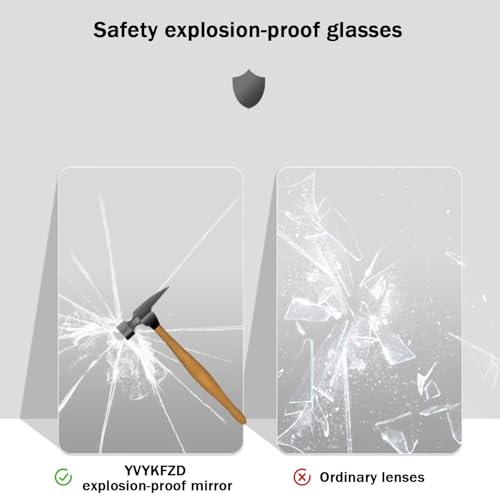 Miroir pleine longueur à intensité variable YVYKFZD anti-buée - 6