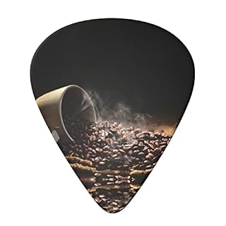 Ensemble de 6 médiators de guitare en grains de café pour guitare acoustique, guitare électrique, basse, ukulélé – fin… - Les Beatles, Paul McCartney, John Lennon, RIngo Starr, George Harrison Ensemble de 6 médiators de guitare en grains de café pour guitare acoustique, guitare électrique, basse, ukulélé - fin… – Image 3