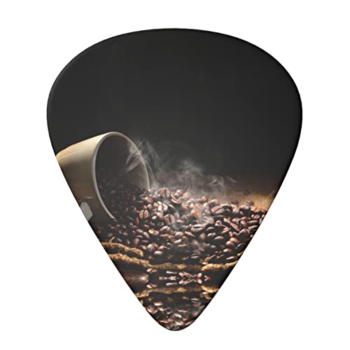 Ensemble de 6 médiators de guitare en grains de café pour guitare acoustique, guitare électrique, basse, ukulélé – fin… - Les Beatles, Paul McCartney, John Lennon, RIngo Starr, George Harrison Ensemble de 6 médiators de guitare en grains de café pour guitare acoustique, guitare électrique, basse, ukulélé - fin… – Image 4