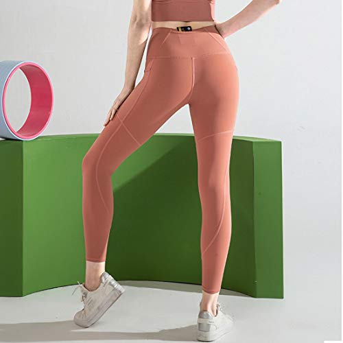 Legging de sport pour femmes avec poches pratiques et collants de yoga gainant noir