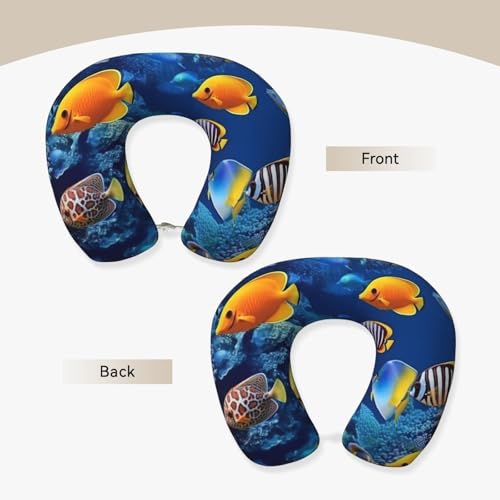 Almohada de espuma viscoelástica para viaje miniatura 4