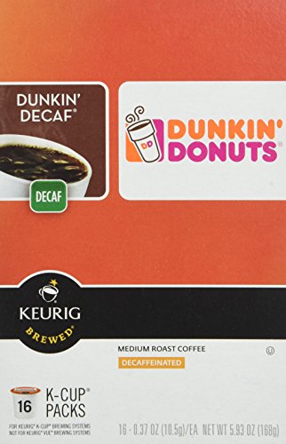 Dunkin Donuts Decaf Coffee K-Cups For Keurig K Cup Brewers - 32 Pack #TOP5