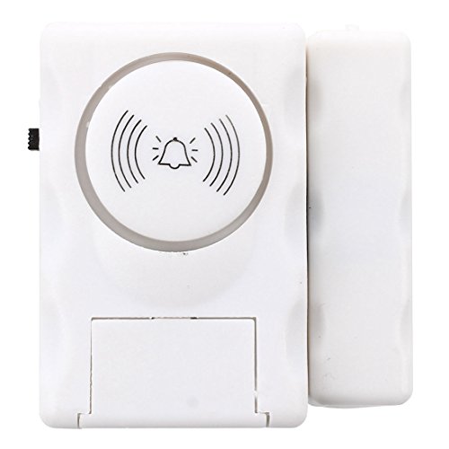 SODIAL Detector magnetico de apertura puerta ventana Alarma Casa de seguridad