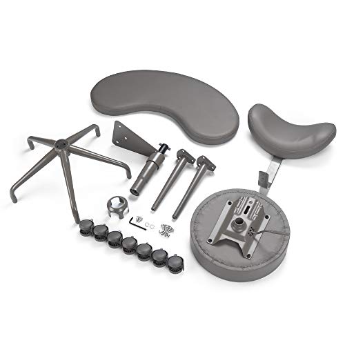 Pipersong Meditation Chair, Home Office Desk Chair, Cross Legged Chair With Lumbar Support And Adjustable Stool, Flexible Design For Fidgety Sitters, Grey #TOP5