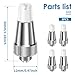 5 PCS Lohkak Seahorse Tips II - Soldering Iron Replacement Tips for Pen Pro Plus, Soldering Iron Welding Replacement Parts for Welding and Crafting