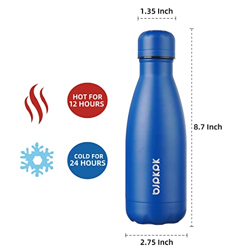 Image of BJPKPK 12 oz Small Insulated Water Bottle, Stainless Steel Leak Proof Flask