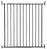 Stork Craft Easy Walk-Thru Tall Metal Safety Gate, Black