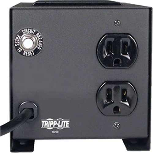 image for Tripp Lite IS250 Isolation Transformer 250W Surge 120V 2 Outlet 6 feet