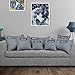 Utopia Bedding 16x16 Pillow Inserts, Set of 2, Grey – Indoor Decorative Throw Pillows for Bed, Sofa & Couch – Soft, Supportive & Fluffy Cushion Inserts