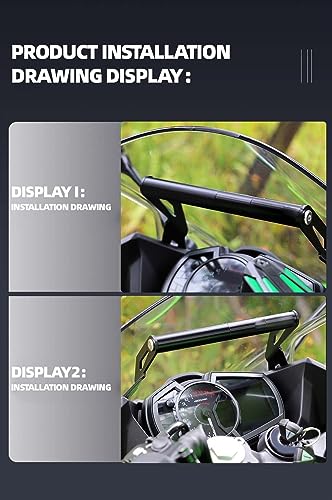 Support Moto GPS Kawasaki Ninja Évite les Vibrations Smartphone