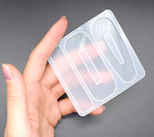 63PCS Resin Molds DIY Hair Clip Jewelry Casting Mold,Resin Hair Clips Mold for Hair Pin Making, Hair Pin Silicone Resin Molds for Epoxy Resin Crafts