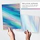Bastelpapier A4 Set | 50 Blatt Motivpapier beidseitig bedruckt | Buntes Regenbogen Designpapier 90g/m² | DIY Kreativpapier für Drucker & Basteln | Edler Bastel Mix