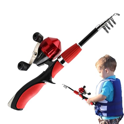 Caña de pescar para niños ideal para regalar en cumpleaños y navidades
