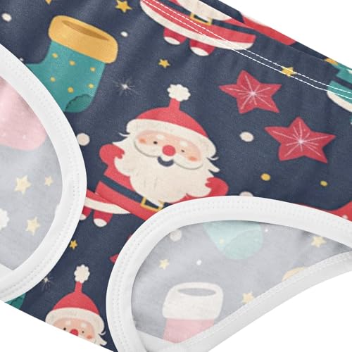 Girls' Hipster Panties Breathable Toddler Underwear for Toddler Stockings Christmas4